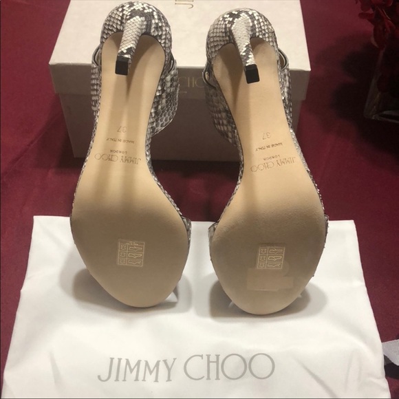 Authentic Jimmy Choo Sheila 85 Matt Python - Picture 3 of 5